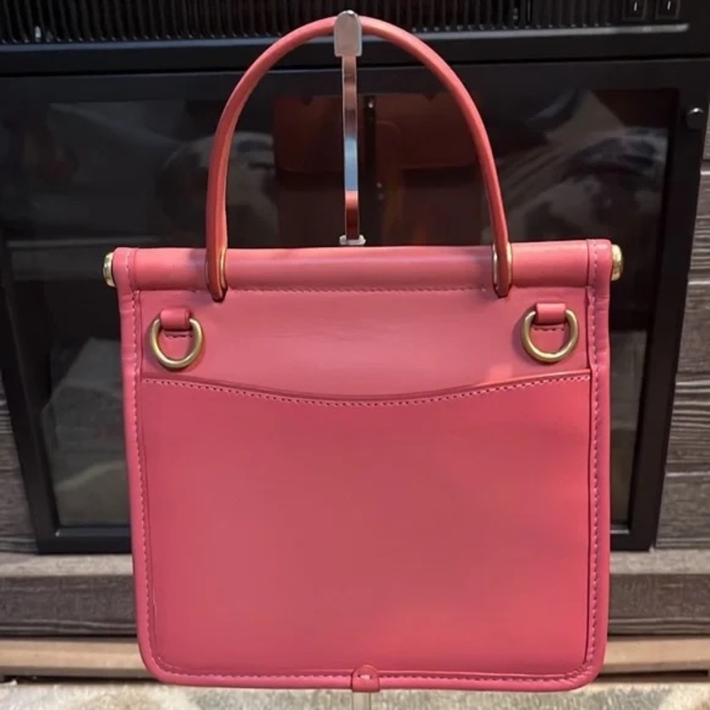 COACH WILLIS TOP HANDLE 18 TAFFY PINK 90s Vibes CROSSBODY BAG - Picture 13 of 13